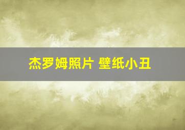 杰罗姆照片 壁纸小丑